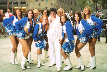Don with the Dallas Cheerleaders